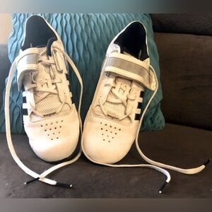 ADIDAS AdiPower Weightlifting Shoes- Men’s Core White